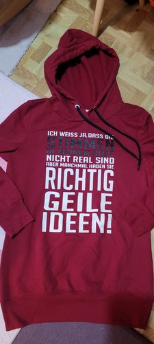 Kapuzenpullover mit spruch - mit,