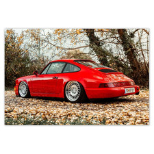 Banner Fahne Rotes Porsche