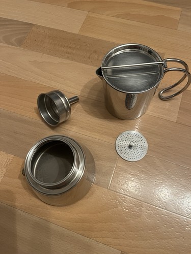 Edelstahl espressokocher - edelstahl,