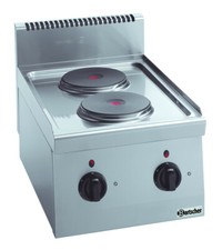 Bartscher Elektro Herd Kochfeld Kochherd 2 Platten 40 x 60 cm Gastro Gastlando