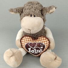 Flo´s Toys Schaf mit Herz ❤️ Kuscheltier Stofftier Plüschtier Beige Braun  Love