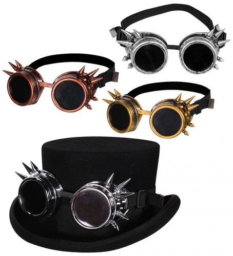 Retro cyber steampunk brille - retro,