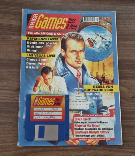 Amiga games disc mag - amiga, &