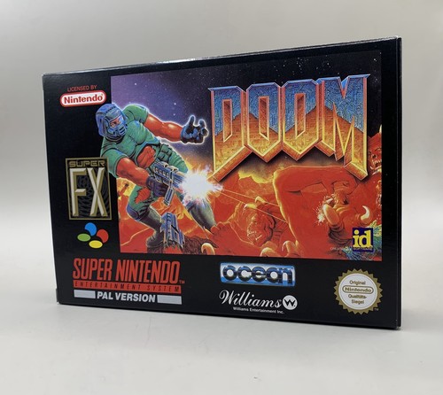 Doom snes pal cib - pal, vg+