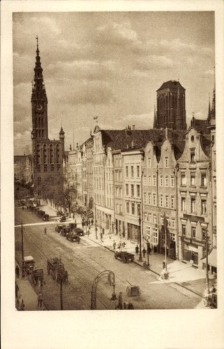 Gdańsk danzig langermarkt - ak,