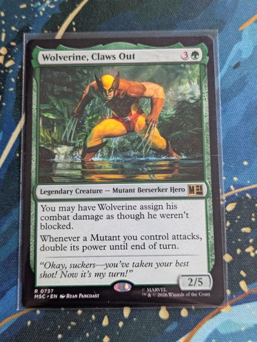 Mtg wolverine claws out - out,