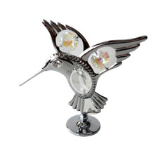 Crystocraft Fantail Kolibri Kristall Ornament mit Swarovski Elements verpackt 