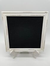 Rustikale Vintage-Stil Bauernhaus Filz Rillentafel Stecktafel 26x26cm