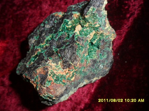 Mineralien-MalachitXX-Kupferki