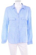 ZARA Bluse Punkte L blau