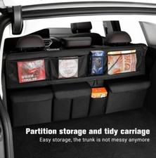 Auto KFZ Kofferraum Organizer Premium | Aufbewahrungs Netztasche Kofferaumtasche