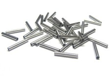 20 x Metallröhrchen Edelstahl 10 mm/1,5 mm Rohr Spacer Stäbchen Perlen Zylinder 