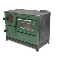 Emaillierter Gusseisen-Holz-