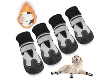 pfotenschutz hund wasserdicht Hundeschuhe 4stück  Größe 3