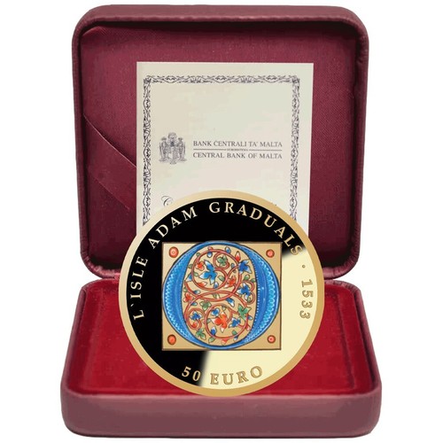 Goldmünze malta euro - 50, gotik