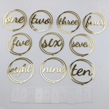  10 Pcs Runde Tischnummern
