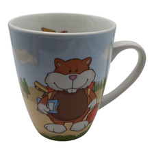 Tasse NICI Hamster mit Schulsachen Kaffee-becher Sammeltassen Schulkind