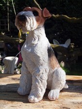 Foxterrier Deko Figur