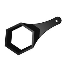 ULROAD für BBS Felgenschlüssel RS Sechskant Schlüssel RS Key 80mm Felgendeckel