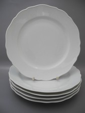 Hutschenreuther 5 Speiseteller Maria Theresia weiß Essteller