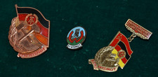 3 alte Abzeichen SDAG Wismut /
