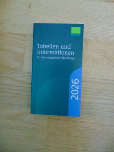 Datev tabellen informationen - +,