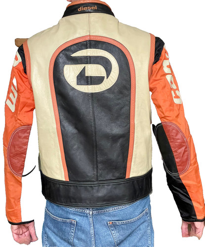 Diesel leder jacke - diesel,