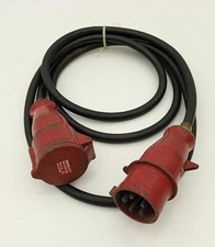 CEE 32A Stecker Kupplung Dose Starkstrom Kabel Verlängerung 2,5M Adapter 