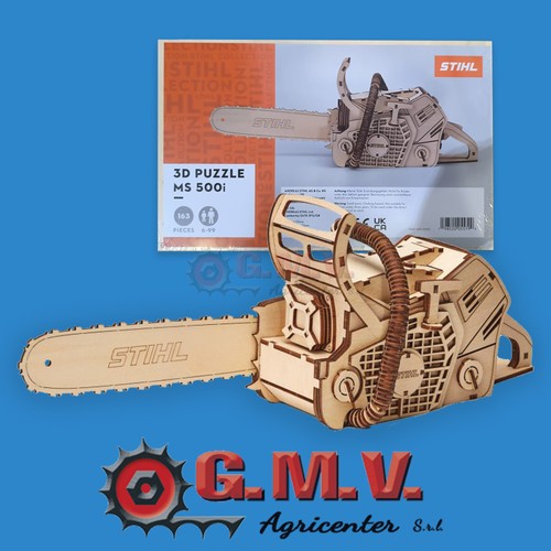 Puzzle aus holz motorsäge - aus,