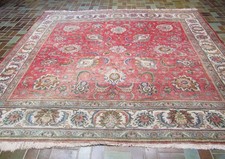 Alter Handgeknüpft Perser Orient Teppich SIGNIERTER Kirman Carpet Rug 305x297cm