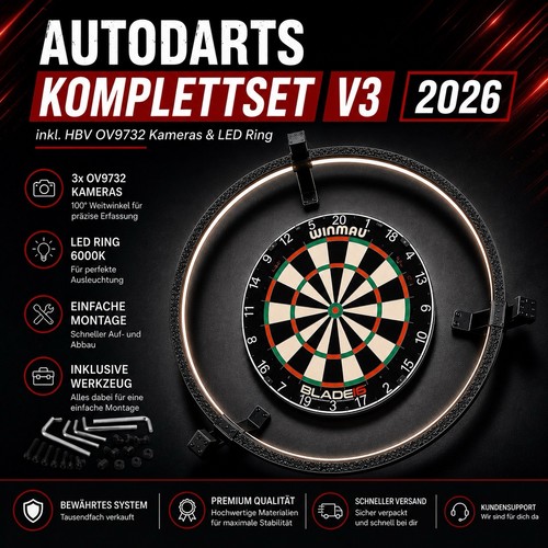 Autodarts komplettset 2026 - autodarts,
