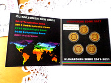 5 x 5 € Deutschland Klimazonen = Tropische Zone ,stgl. OVP