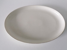 Servierplatte von Schönwald - elfenbein mit Goldrand