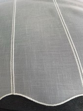 Scheibengardine Gardinen Vorhänge Stoffe weiß Höhe 49 cm meterweise transparent