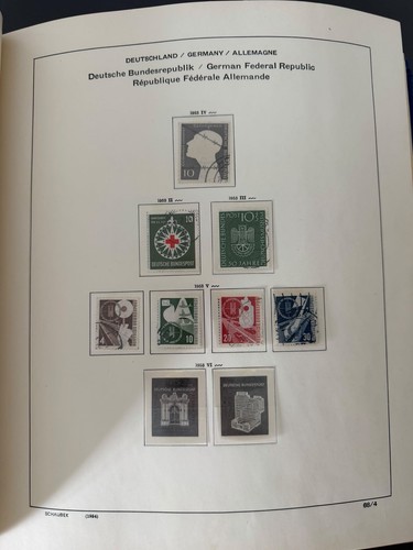 Schaubek briefmarkenalbum brd - briefmarkenalbum,