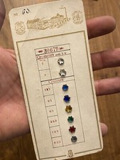 Couture & Bremsbeläge Strass & Richtung 1900/1930 & Mode & Antik & France