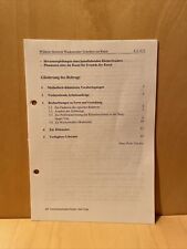 W. Heinrich Wackenroder Schriften zur Kunst Unterrichtsmaterialien Stark Verlag