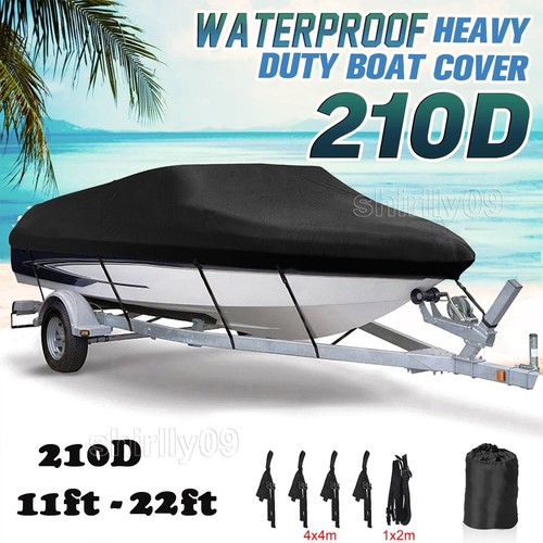 22ft schwarz bootsabdeckung - 11-22ft,