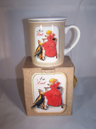 Teetasse mit sieb - teetasse, deckel