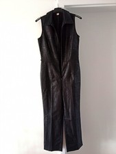 Damen Hosenkleid schwarz, Gr 38