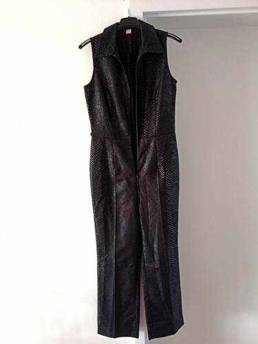 Damen hosenkleid schwarz - hosenkleid, schwarz,