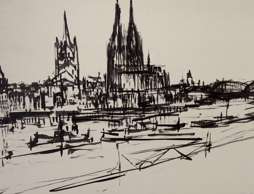 Franz ruffing lithographie - ruffing:,