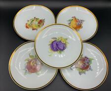 5x Porzellan Manufaktur Händel Bavaria Teller mit Malerei um 1920