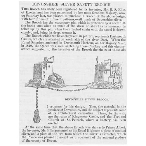 Devonshire sicherheitsbrosche - devonshire,