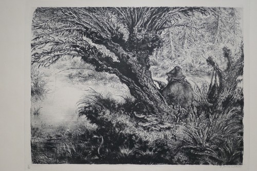 Paul weber original - a., weber,