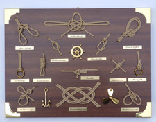 EXKLUSIVE KNOTENTAFEL (Nr. 16) 36 x 27 cm