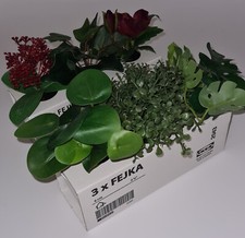 FEJKA Ikea 3er Set künstliche