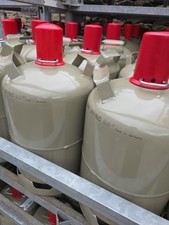 6 X 11 KG GRAU Eigentumsflasche Inkl. Füllung und TÜV Gasflaschen