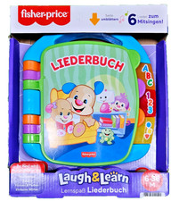FISHER-PRICE Liederbuch - mit 6 bekannten Kinderliedern zum Mitsinge 6-36 Monate