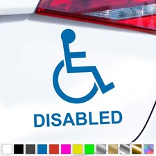 Behindert Disabled Aufkleber Handicap Rollstuhlfahrer Sticker Auto Geschenkidee